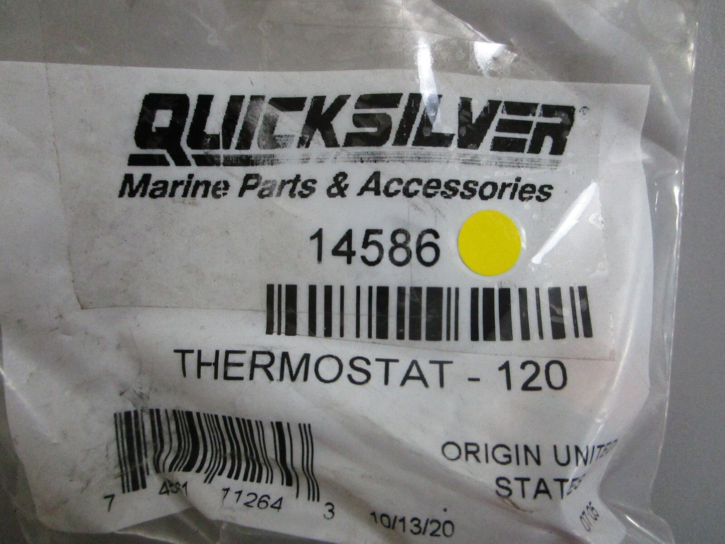 *NEW OEM* 0810 Mercury Quicksilver 120 Thermostat 14586
