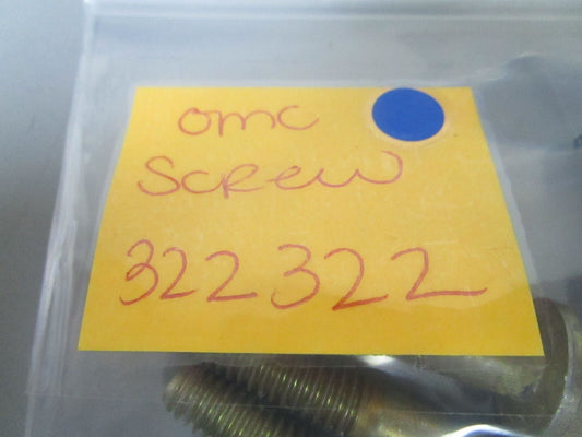*NEW OEM* (LOT OF 2) 0770 OMC Johnson Evinrude Screw 322322 0322322