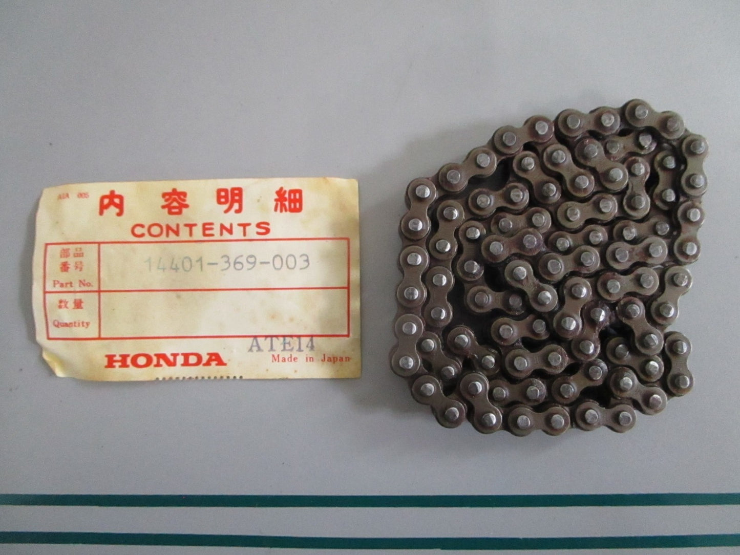 NEW OEM 14401-369-003 Honda Chain 0820
