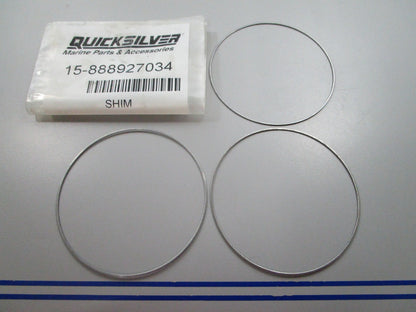 NEW OEM (LOT OF 3) 15-888927034 Mercury Quicksilver Shim 0810