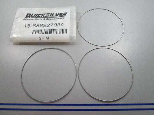 NEW OEM (LOT OF 3) 15-888927034 Mercury Quicksilver Shim 0810