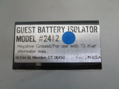 NEW #2412 Guest Battery Isolator 0820