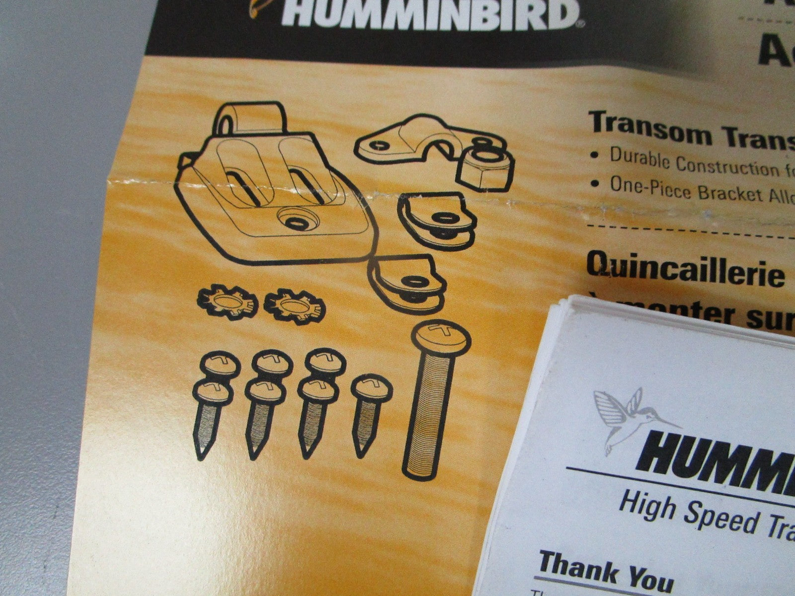 NEW OEM 740012-1 Humminbird Transom Transducer Hardware MHX SHS 0720