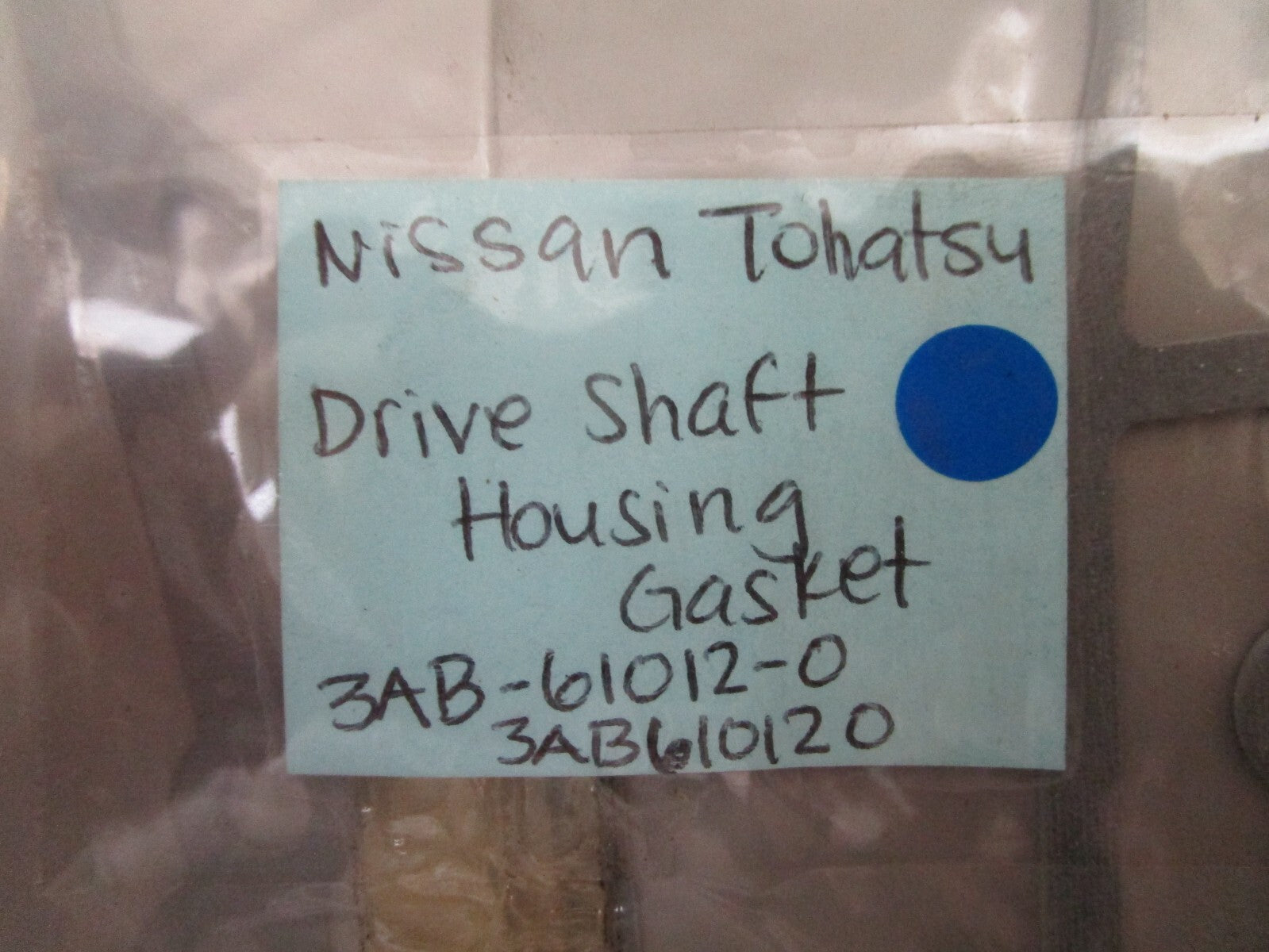 *NEW OEM* 0780 Nissan Tohatsu Driveshaft Housing Gasket 3AB-61012-0 3AB610120
