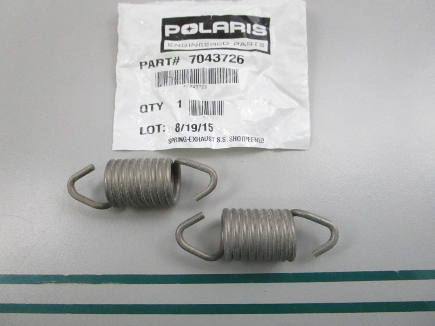NEW OEM (LOT OF 2) 7043726 Polaris Exhaust Spring 0810