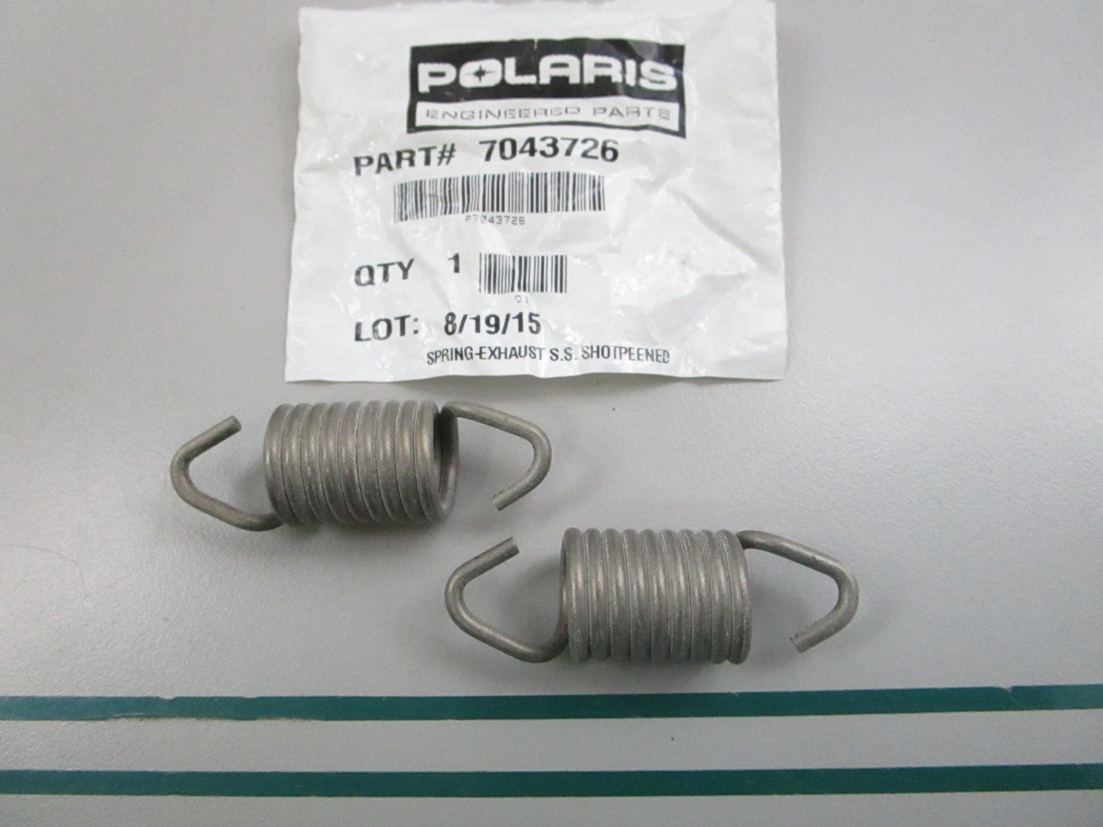 NEW OEM (LOT OF 2) 7043726 Polaris Exhaust Spring 0810