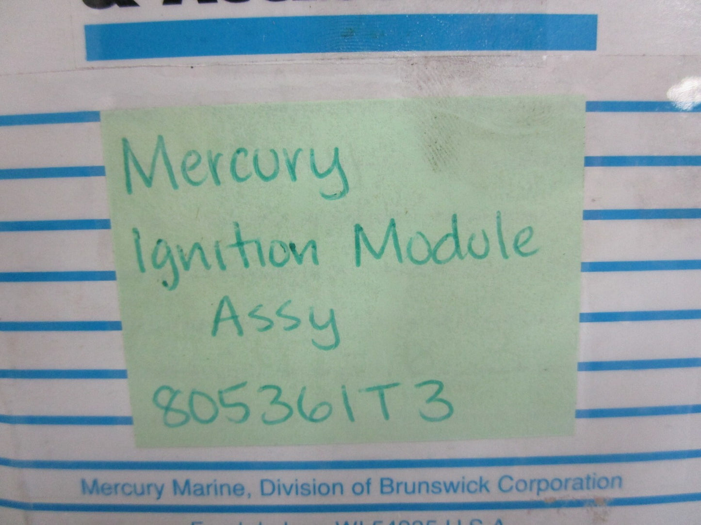 *NEW OEM* 0820 Mercury Quicksilver Ignition Module 805361T3
