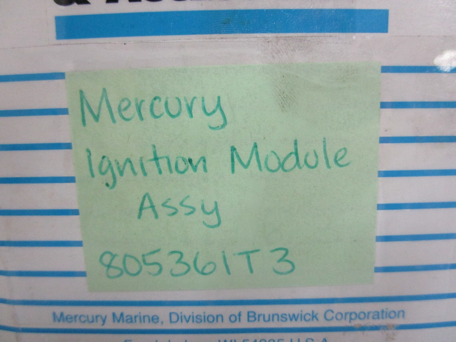 *NEW OEM* 0820 Mercury Quicksilver Ignition Module 805361T3