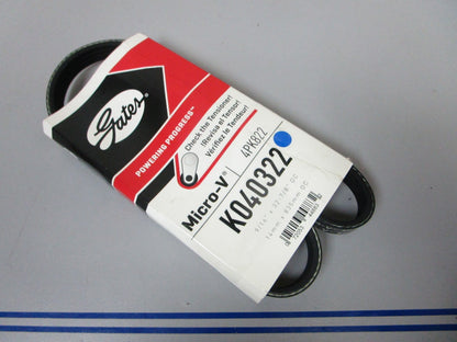 NEW K040322 Gates Micro-V 9/16" x 32 ⅞" Serpentine Belt 0720