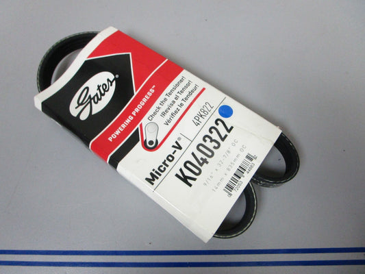 NEW K040322 Gates Micro-V 9/16" x 32 ⅞" Serpentine Belt 0720