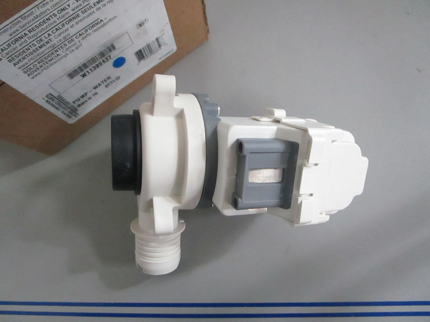 *NEW OEM* 0820 Whirlpool Water Pump W11399437