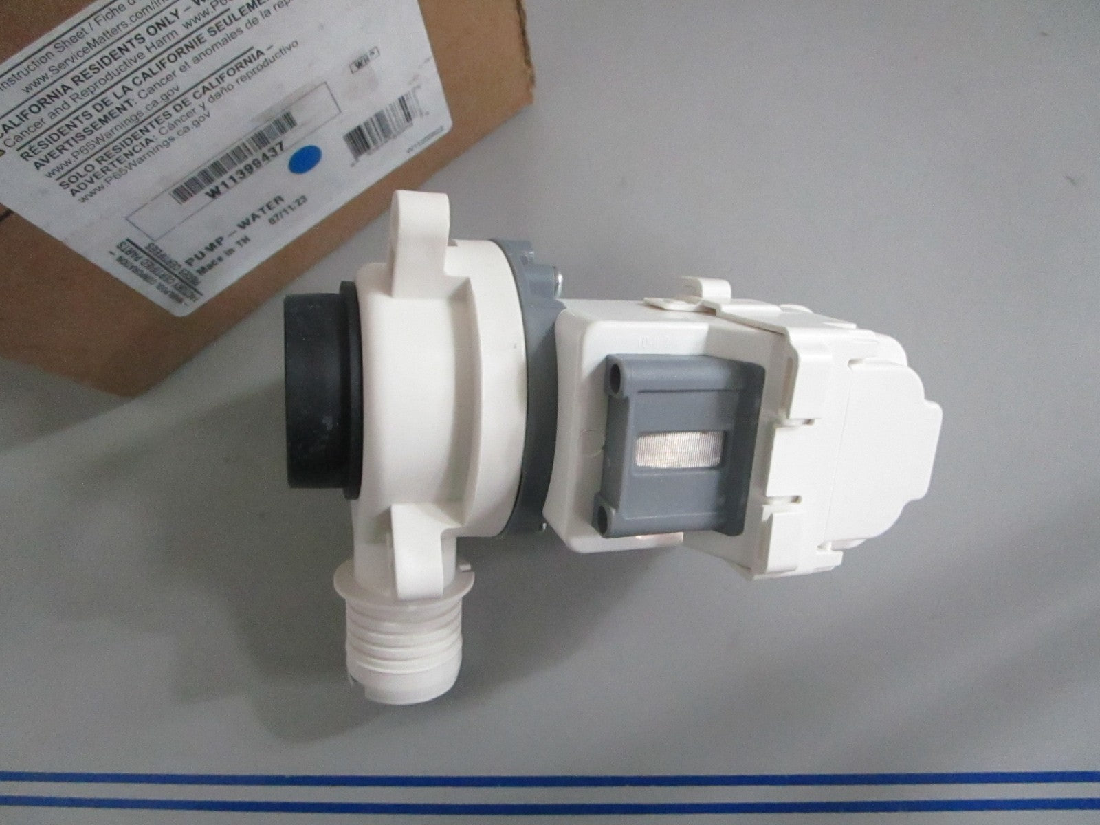 *NEW OEM* 0820 Whirlpool Water Pump W11399437