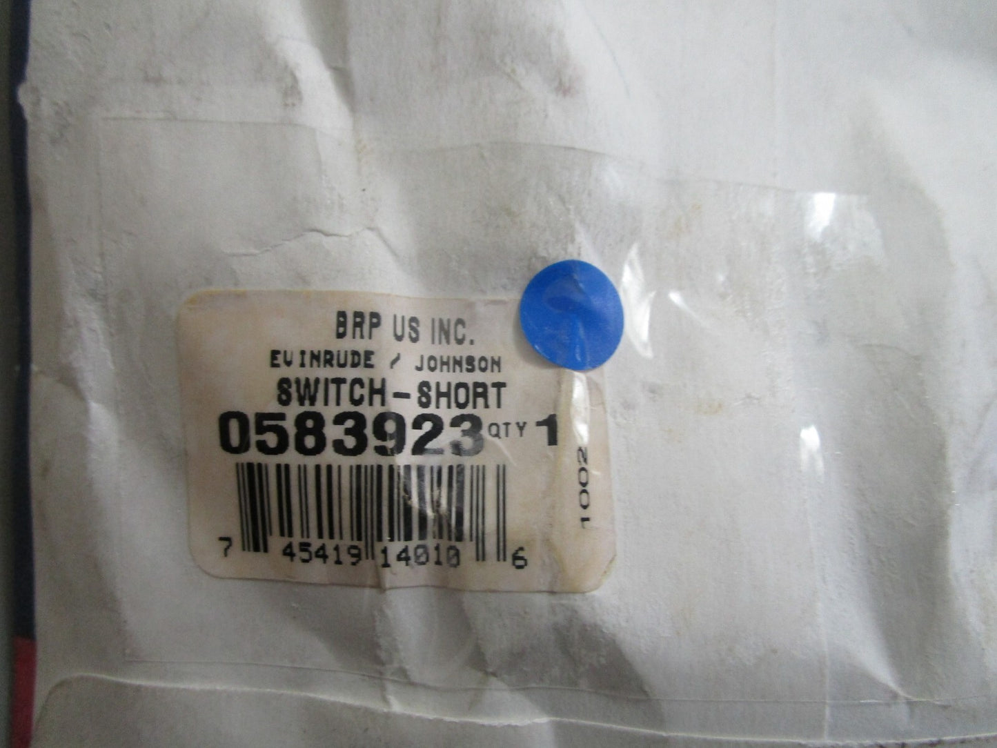 *NEW OEM* 0810 OMC Johnson Evinrude Short Switch 583923 0583923