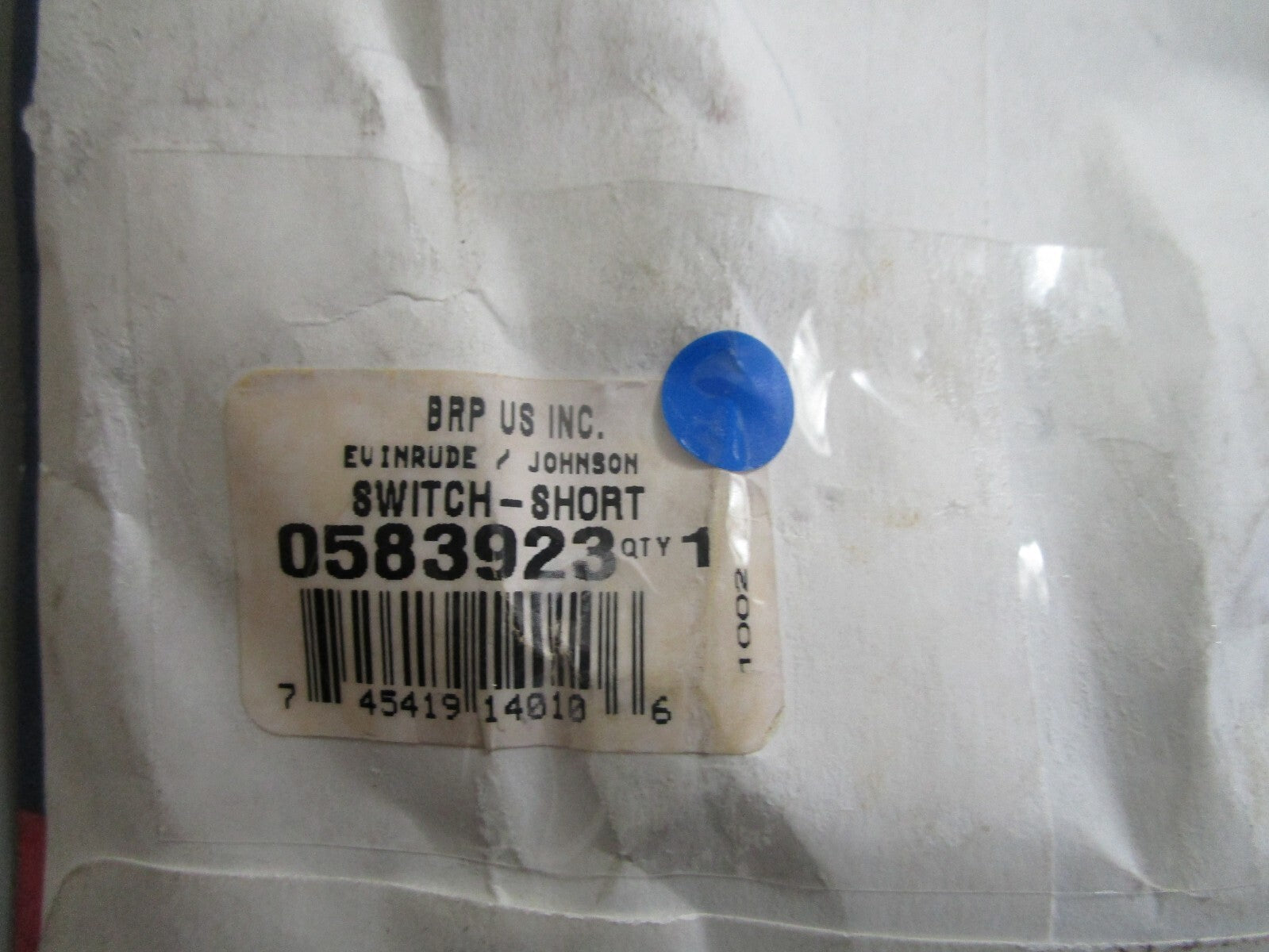 *NEW OEM* 0810 OMC Johnson Evinrude Short Switch 583923 0583923