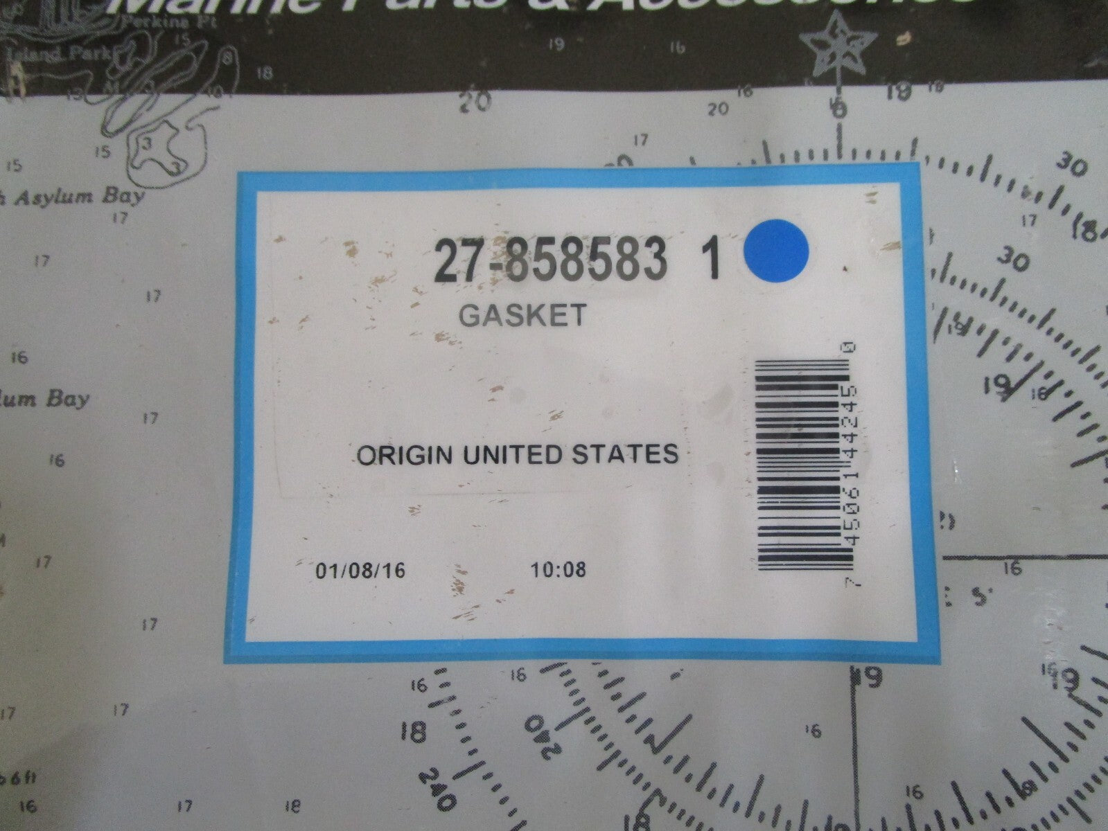 *NEW OEM* 0820 Mercury Quicksilver Gasket 27-8585831