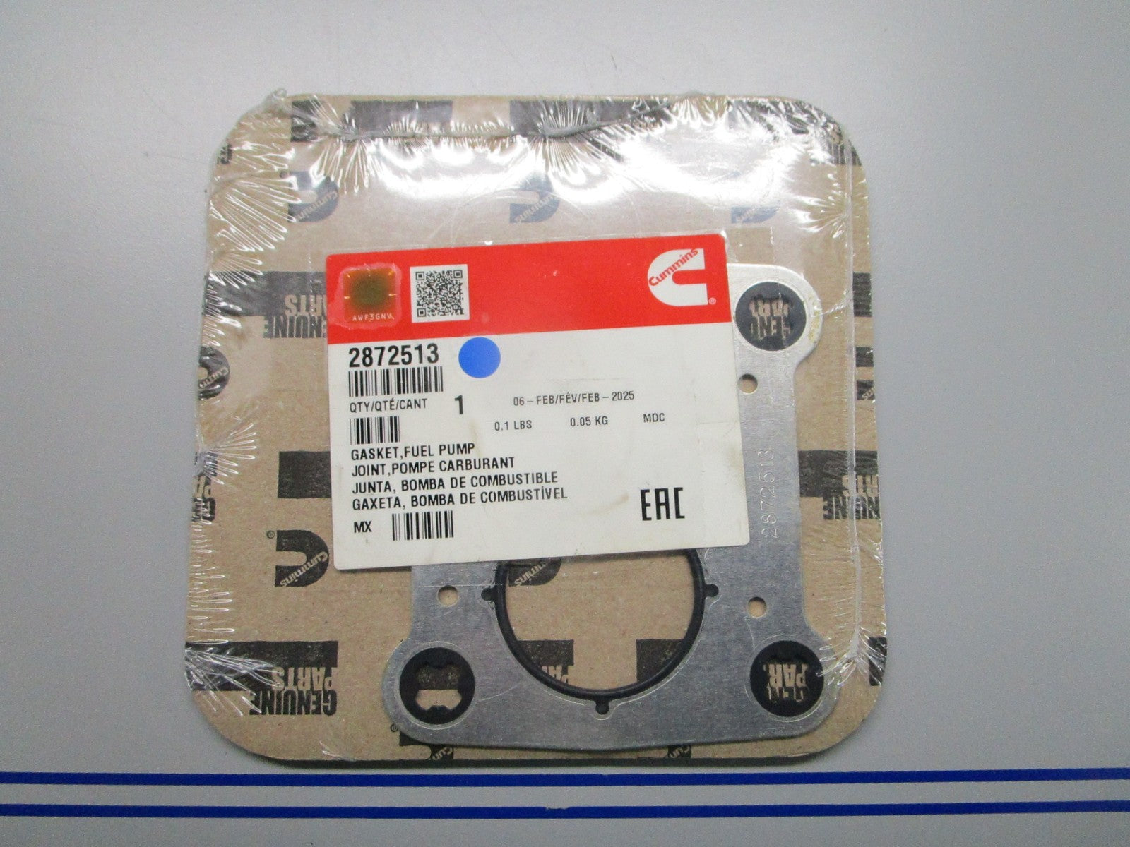 *NEW OEM* 0810 Cummins Fuel Pump Gasket 2872513