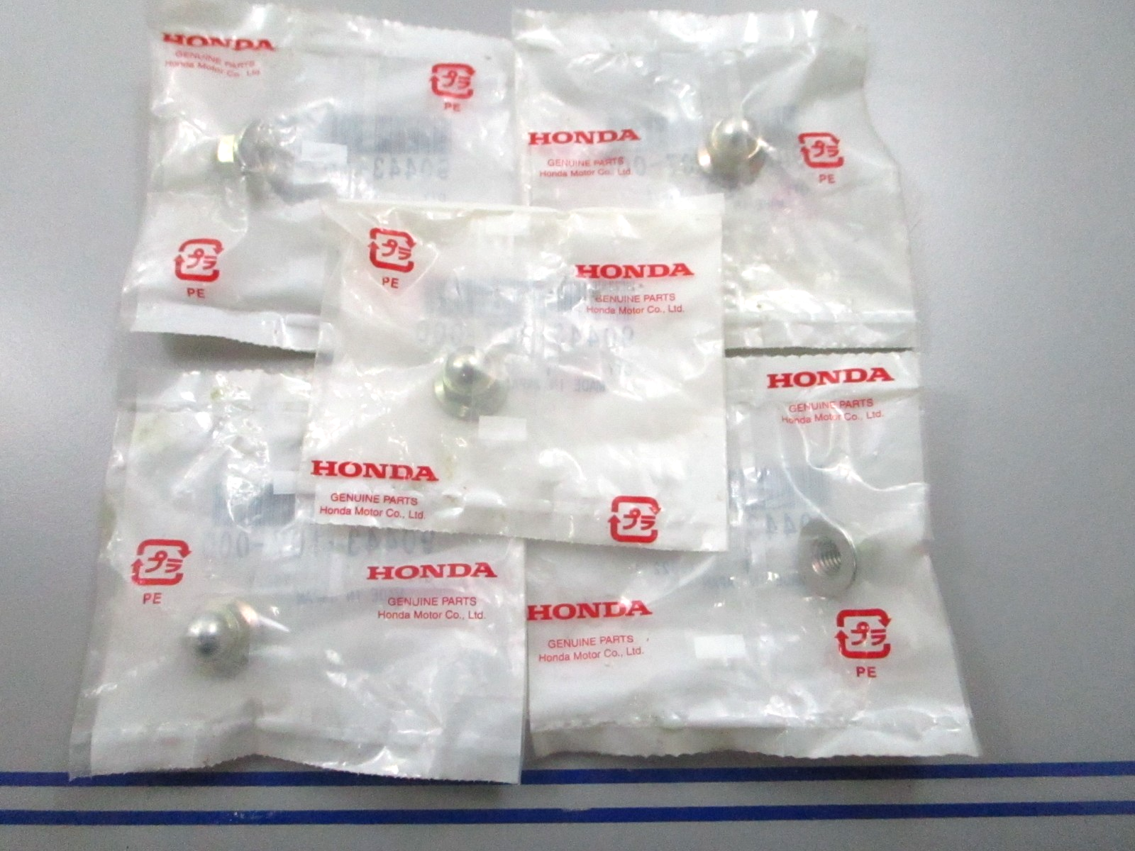 *NEW OEM* (LOT OF 5) 0810 Honda Cap Nut 90443-107-000