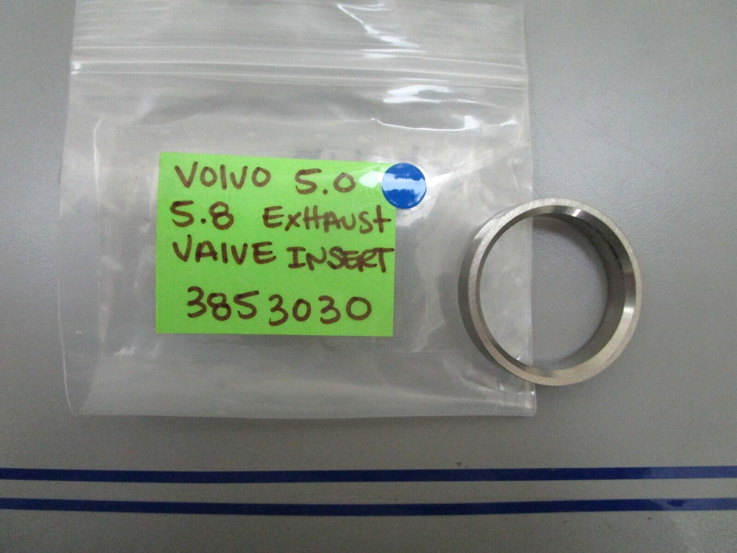 *NEW OEM* 0810 Volvo Penta 5.0 5.8 Exhaust Valve Insert 3853030