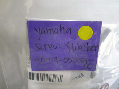 *NEW OEM* 0750 Yamaha SCREW & WASHER 90159-05059-00