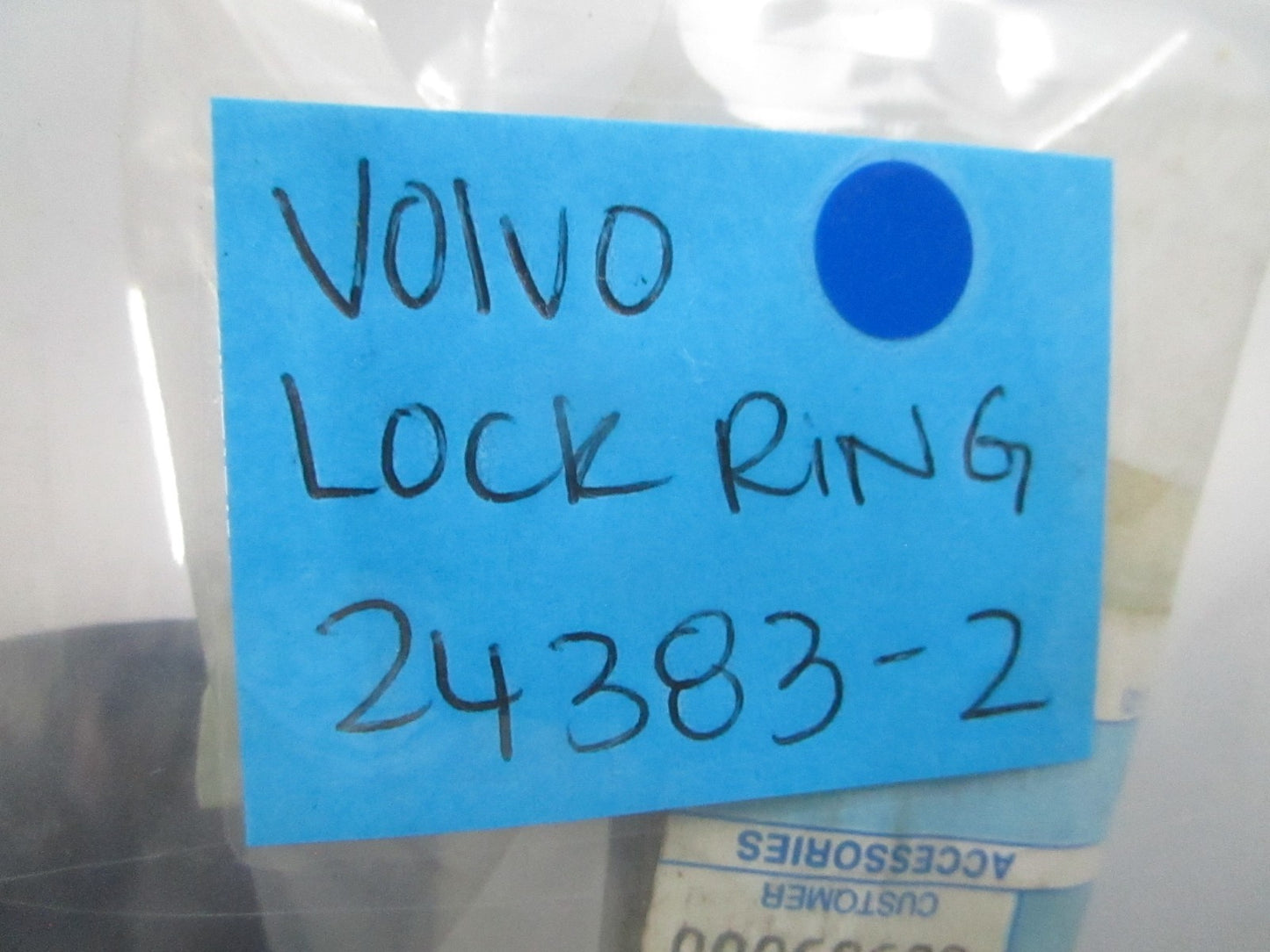 *NEW OEM* (LOT OF 2) 0810 Volvo Penta Lock Ring 24383-2