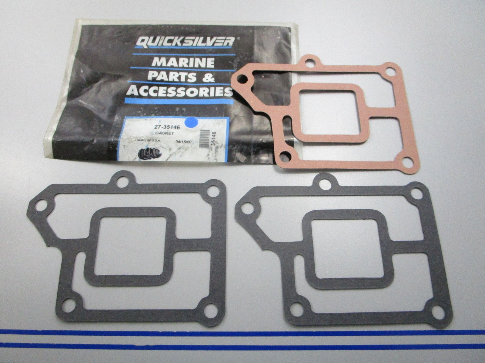 NEW OEM (LOT OF 3) 27-35146 Mercury Quicksilver Gasket 0810
