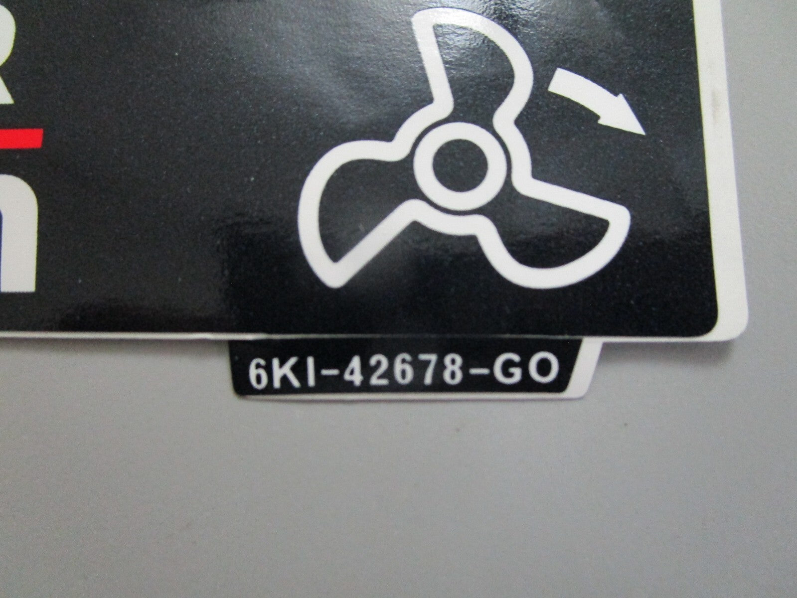 *NEW OEM* 0820 Yamaha Rear Graphic 6K1-42678-G0-00