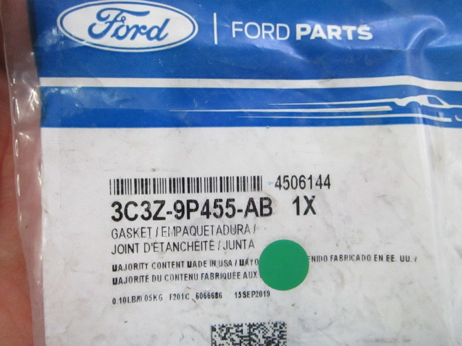 Ford NEW OEM EGR Valve Gasket Kit 3C3Z-9P455-AB 6.0L Power Stroke NOS 0810