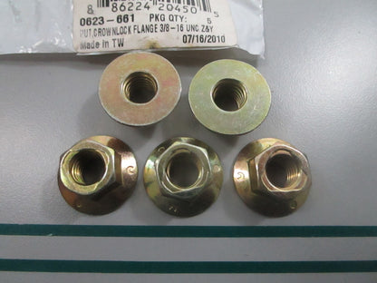 NEW OEM (LOT OF 5) 0623-661 Arctic Cat Flange Nut 0810