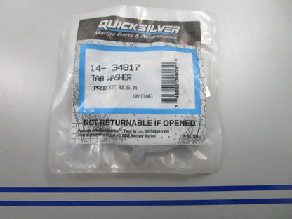 *NEW OEM* 0810 Mercury Quicksilver Tab Washer 14-34817