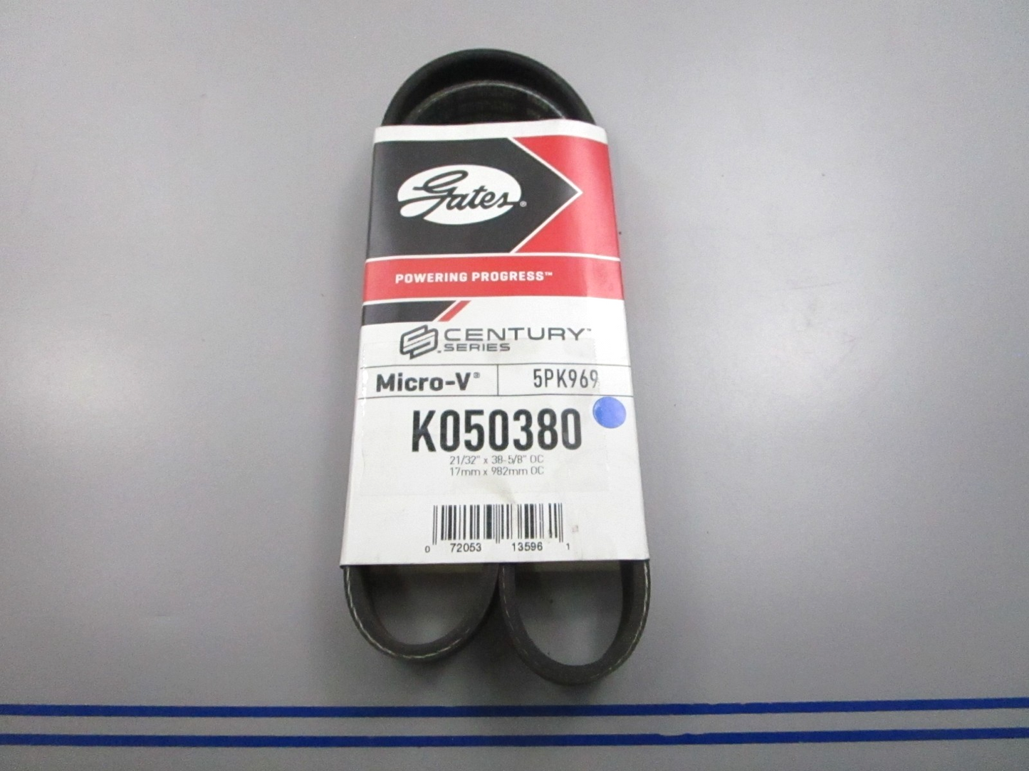 NEW K050380 Gates Micro-V Serpentine Belt 0810