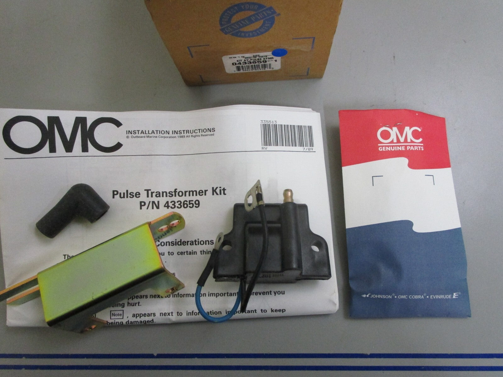*NEW OEM* 0820 OMC Johnson Evinrude Pulse Transformer Kit Ay 433659 0433659