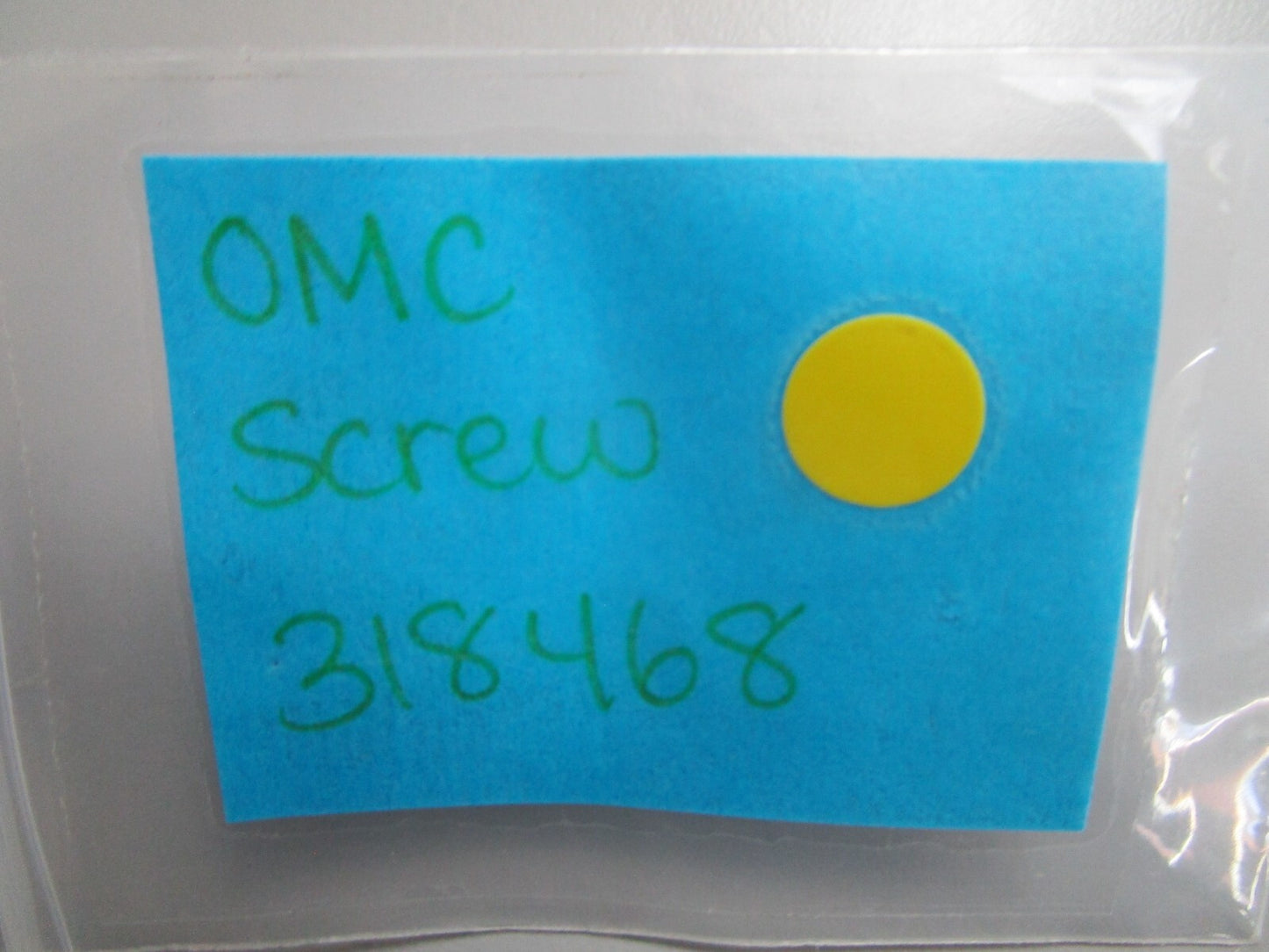 *NEW OEM* (LOT OF 2) 0810 OMC Johnson Evinrude Screw 318468 0318468