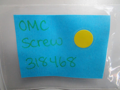 *NEW OEM* (LOT OF 2) 0810 OMC Johnson Evinrude Screw 318468 0318468