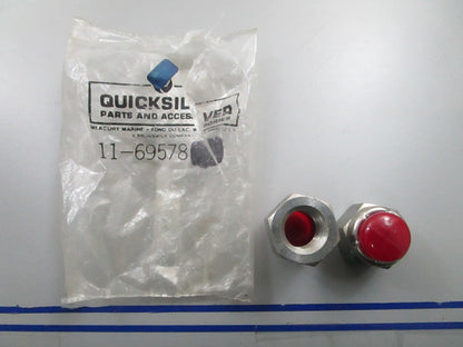 *NEW OEM* (LOT OF 2) 0810 Mercury Quicksilver Propeller Nut 11-69578