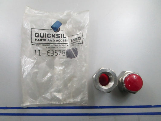 *NEW OEM* (LOT OF 2) 0810 Mercury Quicksilver Propeller Nut 11-69578