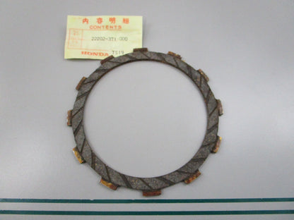 NEW OEM 22202-371-000 Honda Clutch Plate 0810