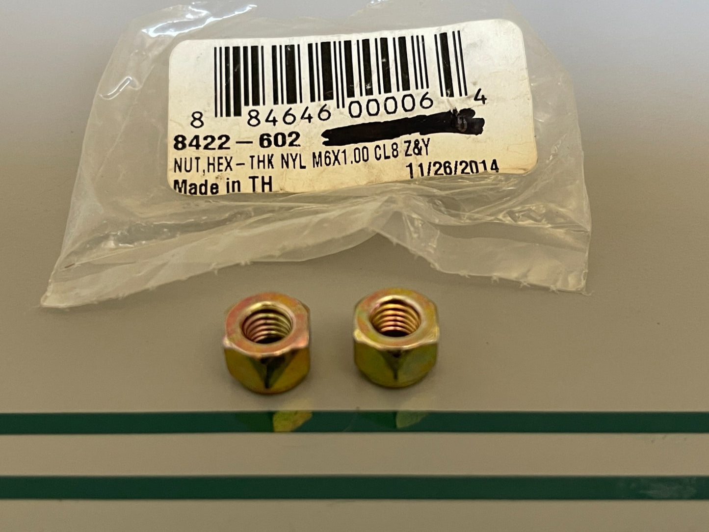 NEW OEM (LOT OF 2) 8422-602 Arctic Cat Hex Nut 0810