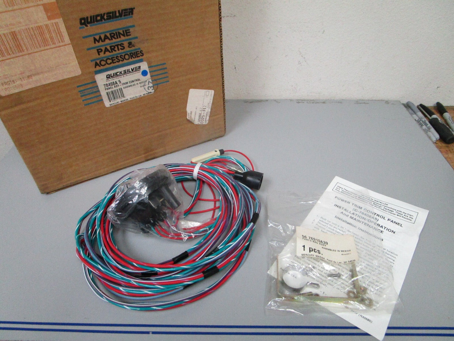 *NEW OEM* 0720 Mercury Quicksilver Trim Control Panel 78408A5