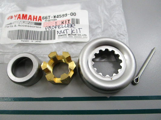 NEW OEM 66T-W4599-00-00 Yamaha Propeller Nut Kit 0810