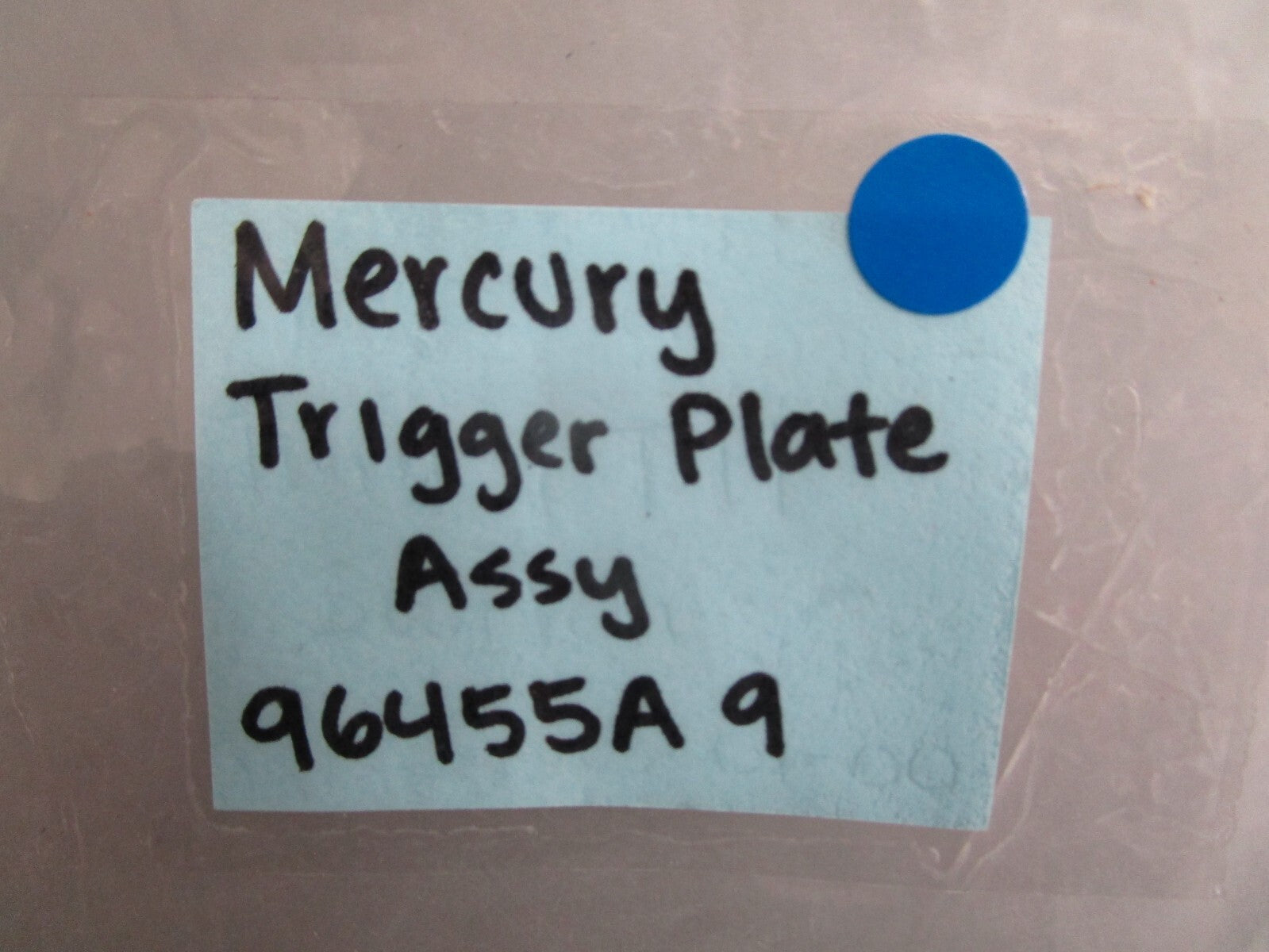 *NEW OEM* 0820 Mercury Quicksilver Trigger Plate Assy 96455A9