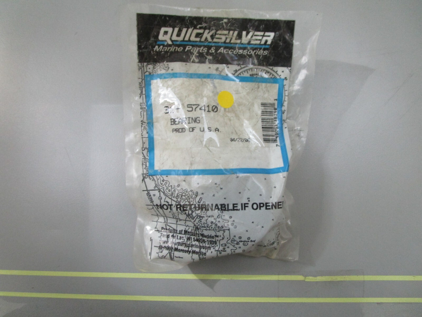 *NEW OEM* 0810 Mercury Quicksilver Bearing 31-57410