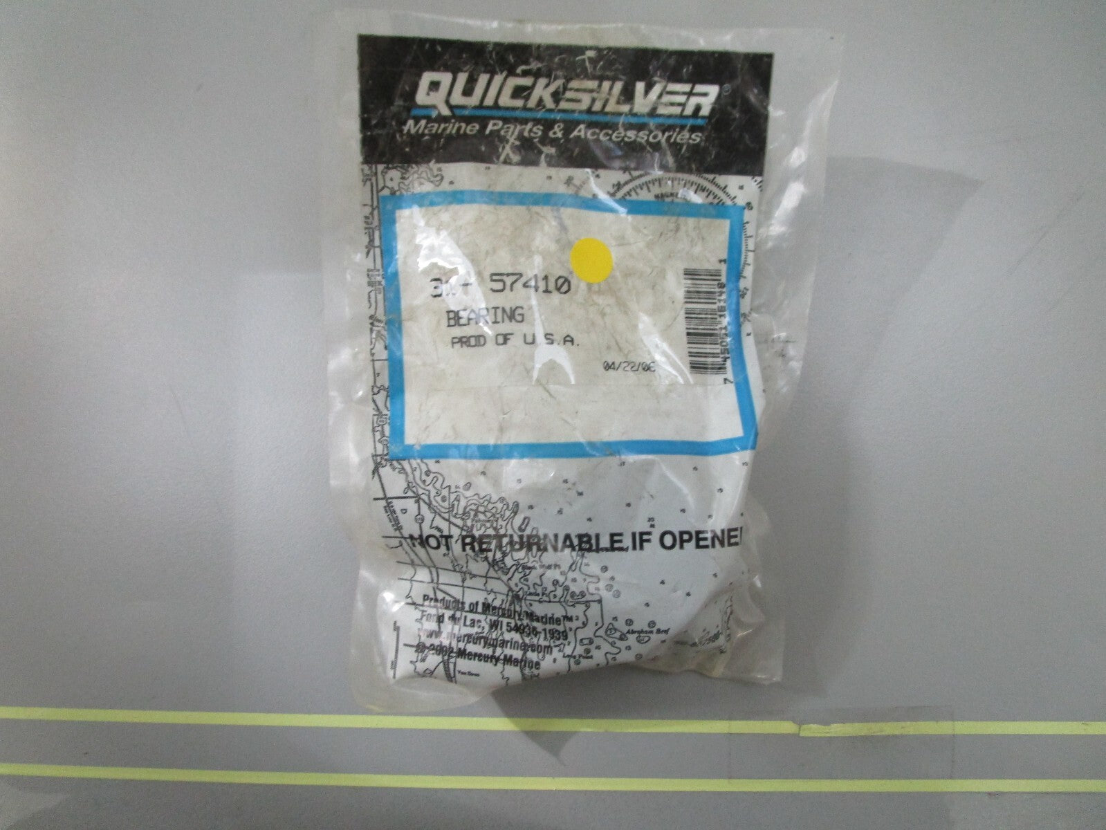 *NEW OEM* 0810 Mercury Quicksilver Bearing 31-57410