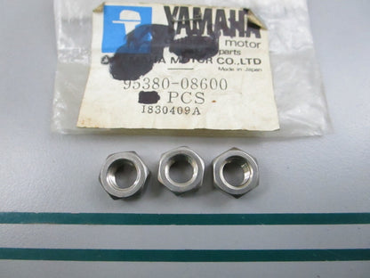 NEW OEM (LOT OF 3) 90445-07M00-00-00 Yamaha Nut 0810