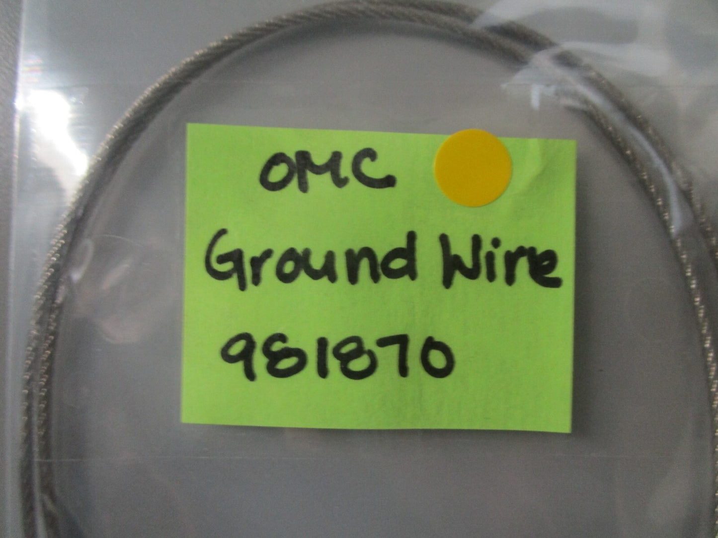 *NEW OEM* 0810 OMC Johnson Evinrude Ground Wire 981870 0981870