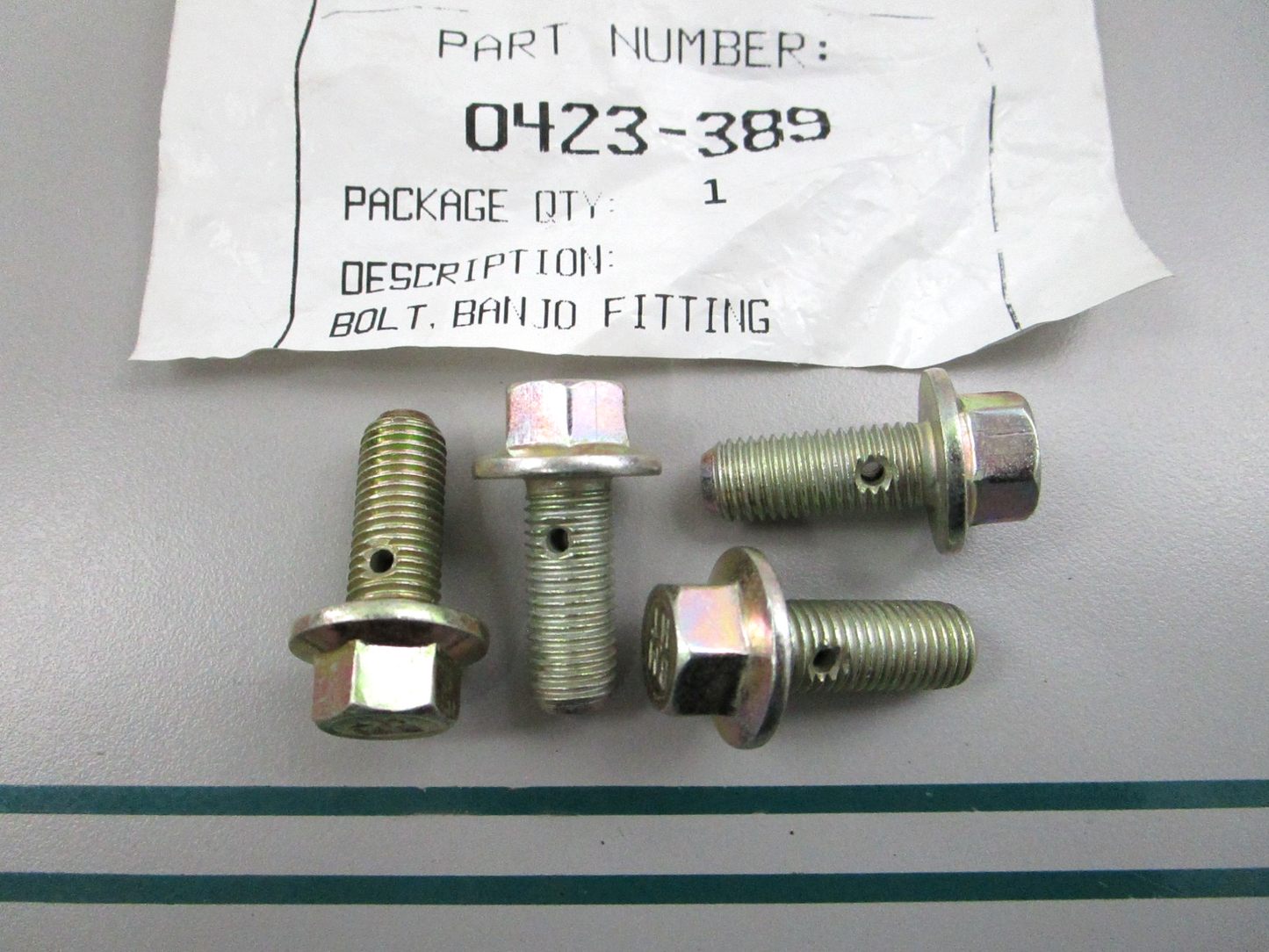 NEW OEM (LOT OF 4) 0423-389 Arctic Cat Banjo Fitting Bolt 0810