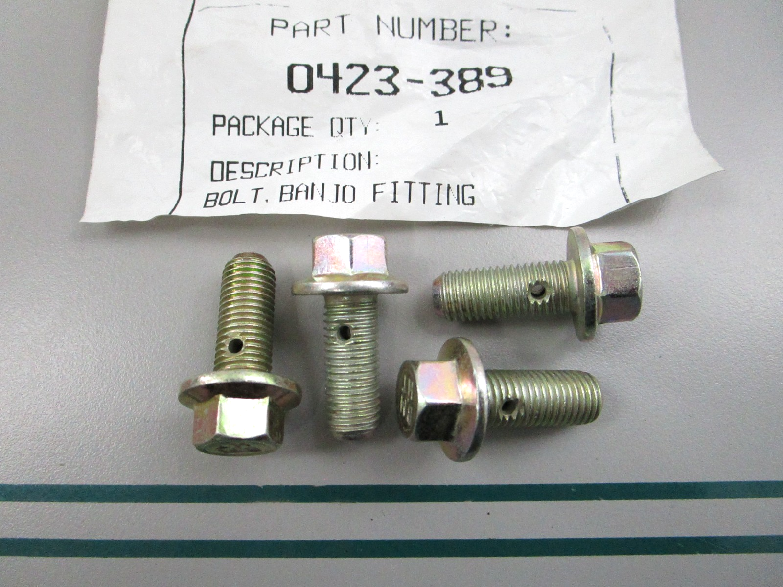 NEW OEM (LOT OF 4) 0423-389 Arctic Cat Banjo Fitting Bolt 0810