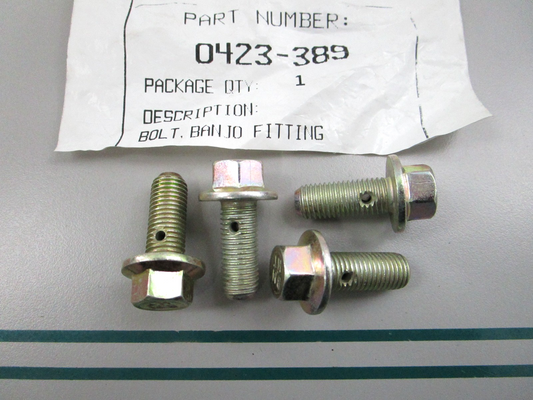 NEW OEM (LOT OF 4) 0423-389 Arctic Cat Banjo Fitting Bolt 0810