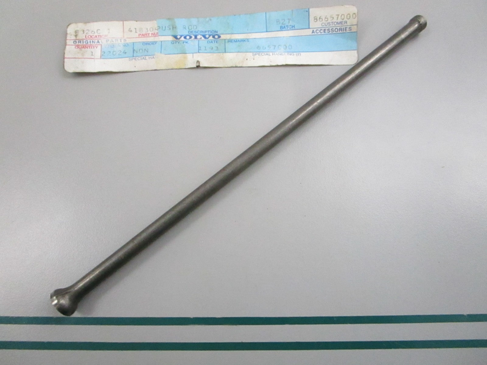 NEW OEM 418304 Volvo Penta Push Rod 0810