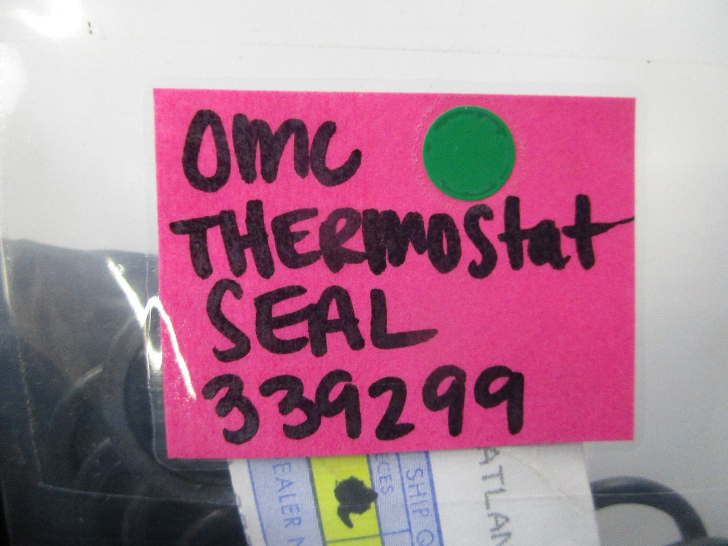 NEW OEM 339299 0339299 OMC Johnson Evinrude Thermostat Seal 0810