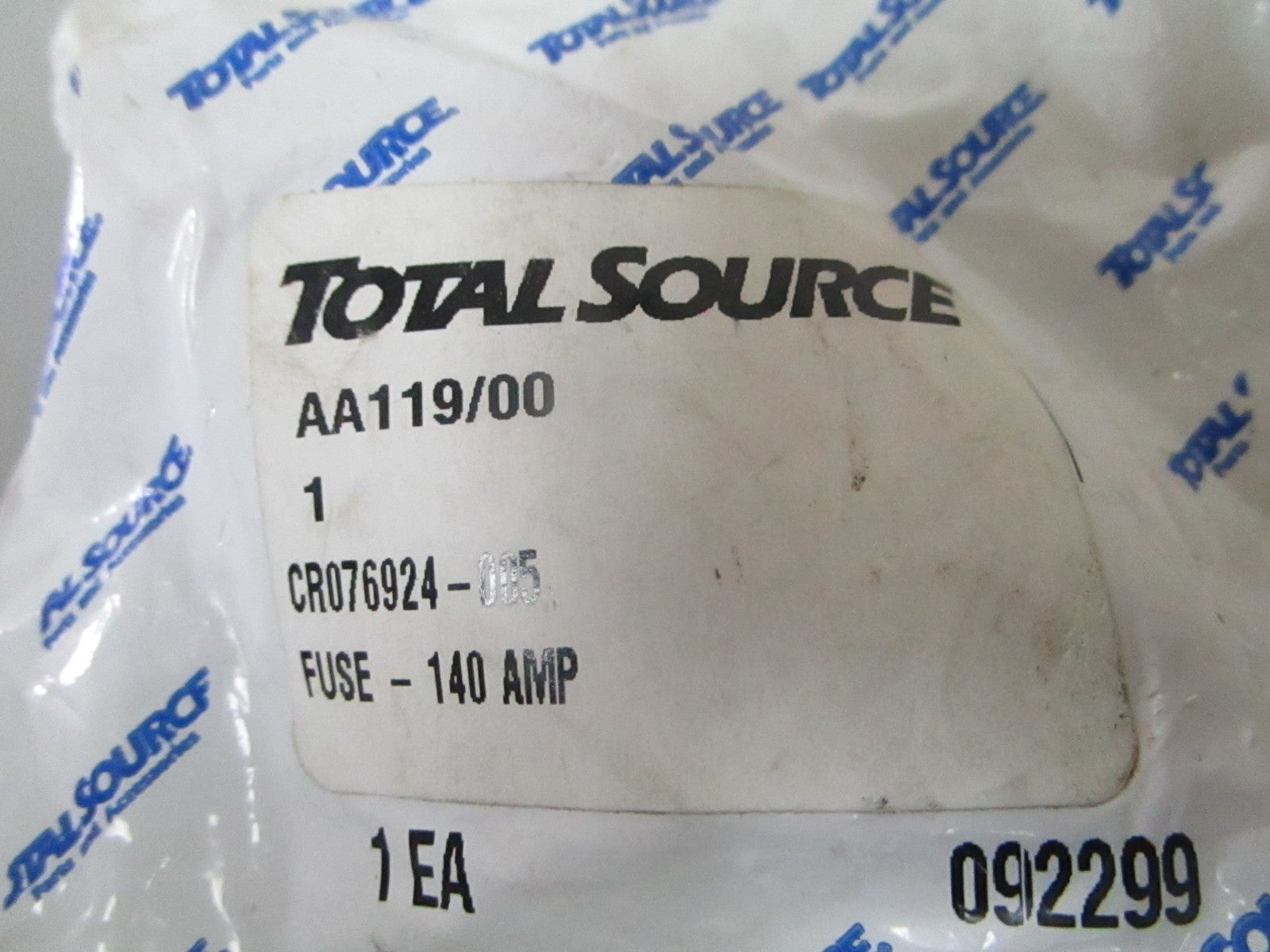 *NEW* 0720 Total Source 140 AMP Fuse CR076924-005 Replaces: Crown 076924-005